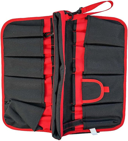 MELOTOUGH Bucket Tool Organizer With 35 Pockets Fits to 3.5-5 Gallon Bucket (Red)