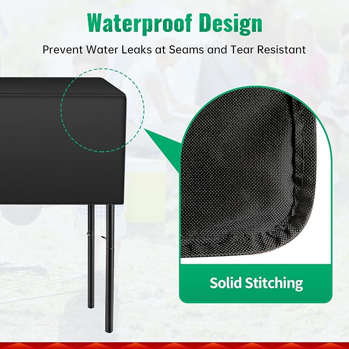iCOVER Single Burner Stove Cover for GASONE, 600D Heavy Duty Water Resistant Cover, UV and Fade Resistant Weatherproof All Single Propane Burner Cooker