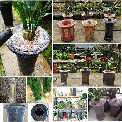 10 Meter Plant Pots Nettting Mesh Cover Elastic Sleeve Cat Barrier Protection Net Potting Mix Bark Keeper for Orchid Pot Flower Clay Ceramic Barrel Planters Bonsai Terracotta Succulents