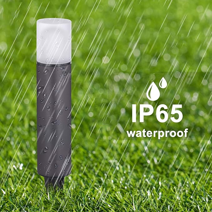 Outdoor Landscape Lights - Low Voltage Aluminum Construction, Waterproof 12V 3W 3000K Warm-Yellow Light (4-Pack)