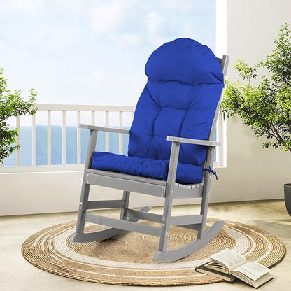 Adirondack Chair Cushions Set of 2, Rocking Chair Cushions High Back, Thickened Patio Chair pad for Indoor and Outdoor, 44''L x 19''W x 4''H