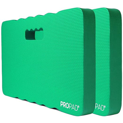 Thick Kneeling Pads, Garden Kneeler for Gardening, Bath Kneeler for Baby Bath, Kneeling Mat for Yoga, Knee Pad for Work, Extra Large (XL) 18 x 11 x 1.5 Inches, Green (Pack of 2)
