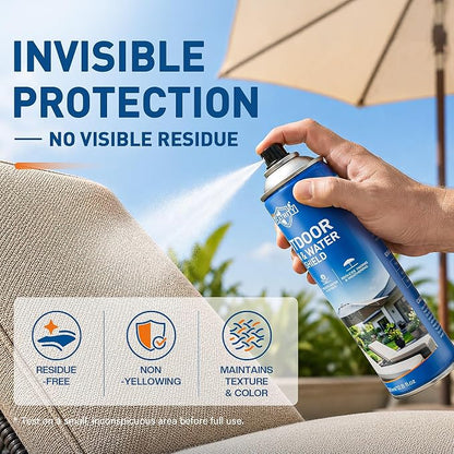 Outdoor Fabric Protector Spray: Heavy Duty Water-Repellent & UV Resistant for Patio Decor Cushions Upholstery Furniture Umbrellas - Invisible Sun and Water Shield, 25.6oz（2pcs）
