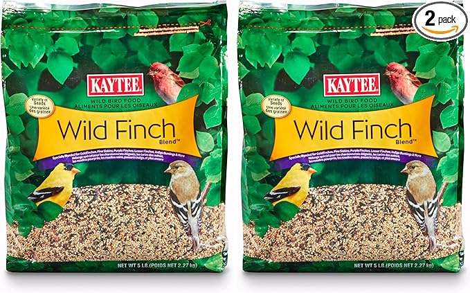 Kaytee Wild Bird Finch Food Blend, 5 lb (Pack of 2)