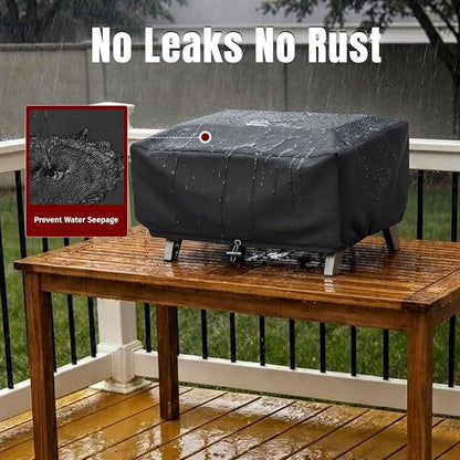 SHINESTAR 24 Inch Grill Cover for Cuisinart CGG-306 Chef's Style, Royal Gourmet 24" Griddle, Ninja OG751, Pit Boss 75275 & PB336GS and Most 2-Burner Portable Grills