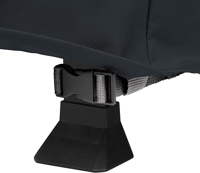 Classic Accessories Storigami Easy Fold Water-Resistant 58 Inch BBQ Grill Cover, Charcoal Black