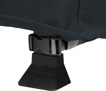 Classic Accessories Storigami Easy Fold Water-Resistant 58 Inch BBQ Grill Cover, Charcoal Black