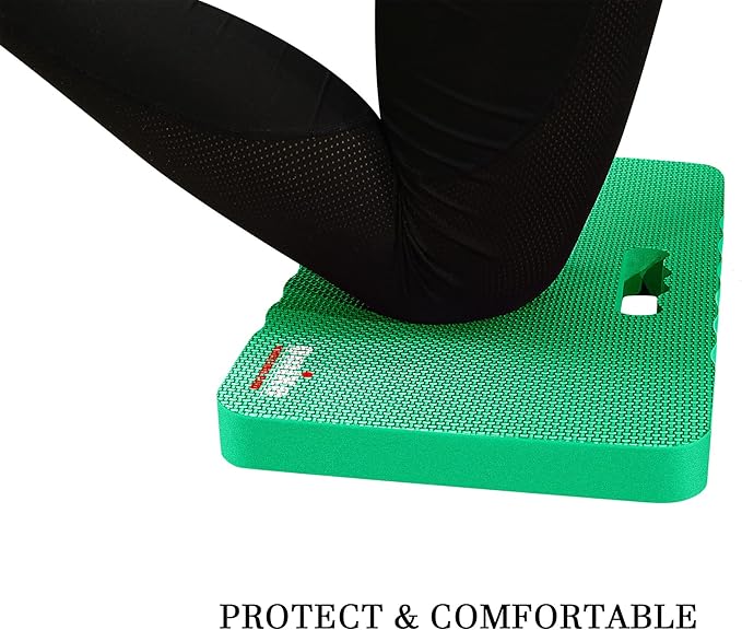 Comfy Extra Large Thick Waterproof Gardening Kneeling Pad Foam Kneeler Mat Garden Knee Pad Cushion for Gardening Planting Yard Work Prayer Yoga Mechanic Workout Baby Bath