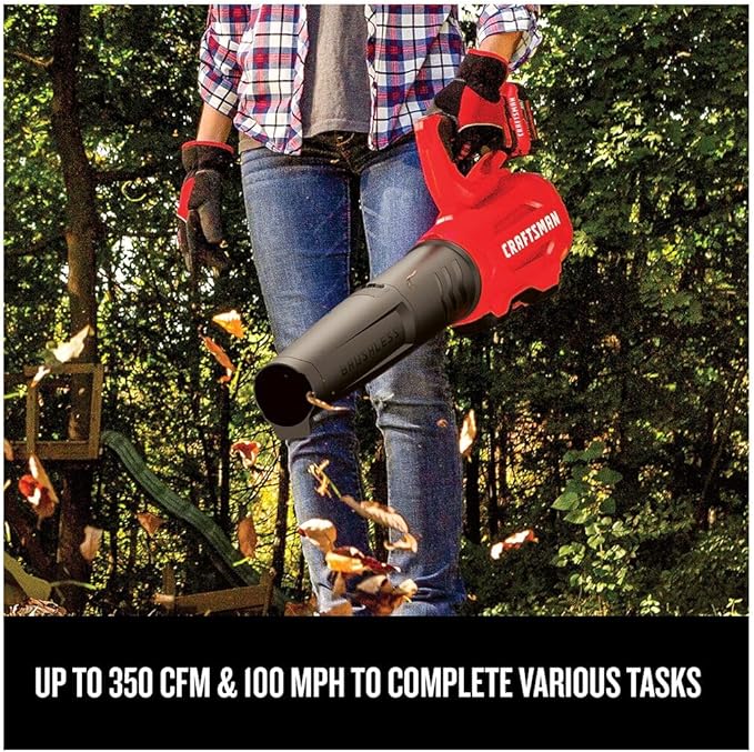 CRAFTSMAN V20 String Trimmer and Leaf Blower Combo Kit, Cordless (CMCK297M1)
