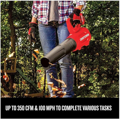 CRAFTSMAN V20 String Trimmer and Leaf Blower Combo Kit, Cordless (CMCK297M1)