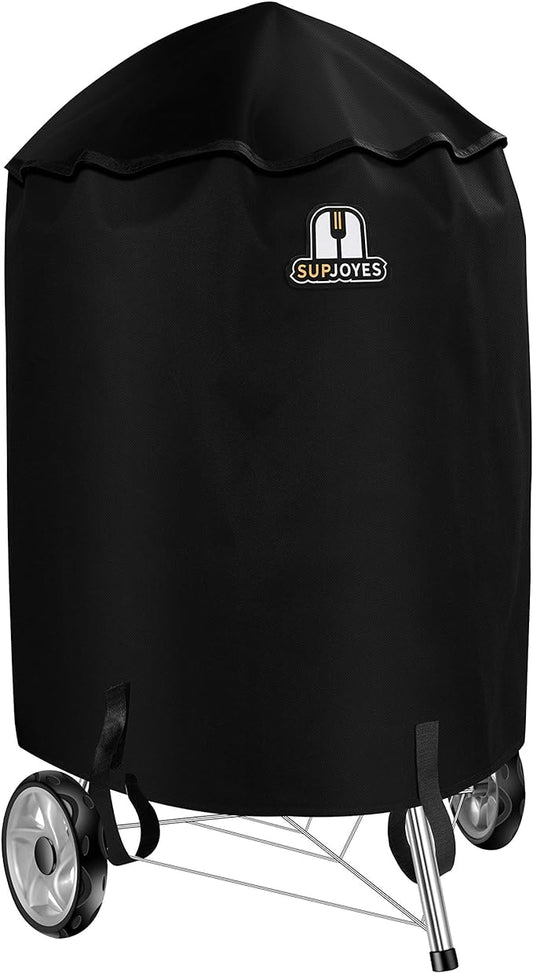 Grill Cover for Weber Charcoal Kettle, 18 Inch BBQ Grill Covers, Heavy Duty Waterproof Barbecue Accessories