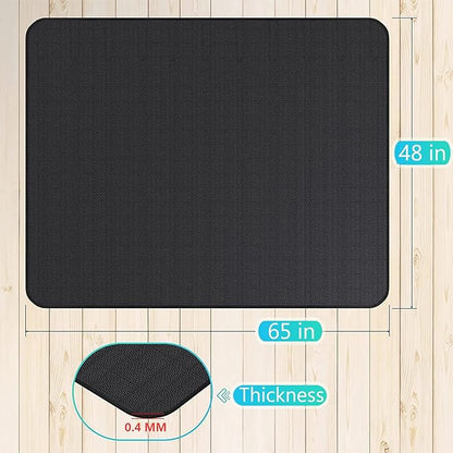 UBeesize Large 65 x 48 inches Under Grill Mat for Outdoor Grill,Double-Sided Fireproof Grill Pad for Fire Pit,Indoor Fireplace Mat Fire Pit Mat,Oil-Proof Waterproof BBQ Protector for Decks and Patios