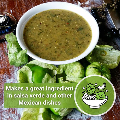 Sow Right Seeds - Toma Verde Tomatillo Seeds for Planting - Non-GMO Heirloom Packet with Instructions to Plant a Home Vegetable Garden - Mexican Husk Tomato - Ground Cherries Great for Salsa (4)