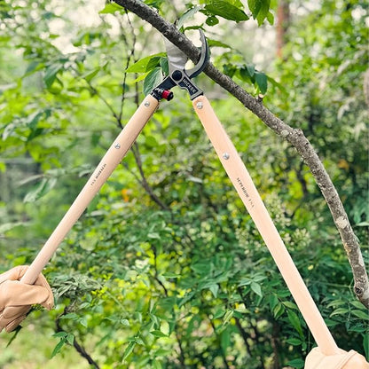 Heavy Duty Tree Lopper – 26" Professional Tree Branch Cutter with Hickory Wood Handles | Commercial Tree Pruner Made in USA