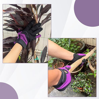 Synthetic Leather Spandex Mechanic Thorn Proof & Puncture Resistant Working Gloves with Touchscreen Support for Safety Work and Gardening