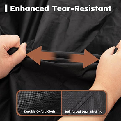 MR. COVER Grill Cover for Traeger Pro 34 & 780 Series, Waterproof Wood Pellet Smoker Cover for Traeger 34 / Pro 780, Texas, Z Grills, Heavy Duty Premium Pellet BBQ Cover for Outdoor with Straps, Black