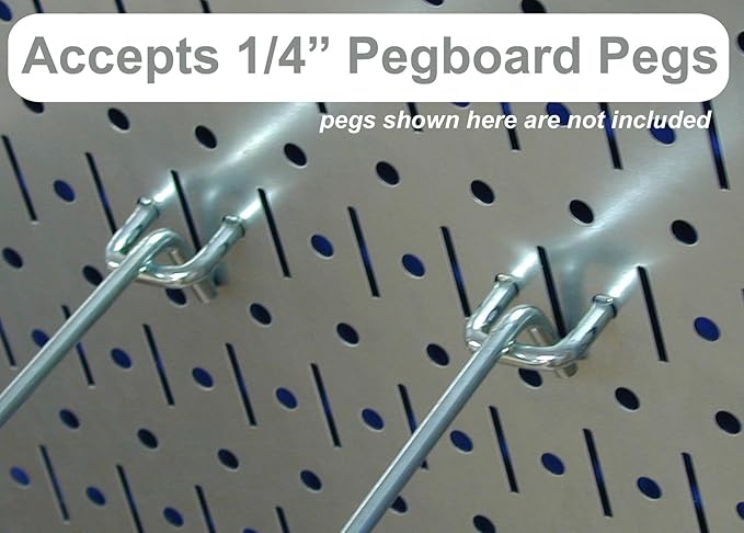 Wall Control 4 ft Metal Pegboard Standard Tool Storage Kit with Orange Toolboard and Black Accessories