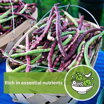 Sow Right Seeds - Top Pick Pinkeye Cowpea Seeds for Planting - Non-GMO Heirloom Packet with Instructions to Plant a Vegetable Garden - Market Favorite Bush Bean Variety - Interesting Pink Pods (1)