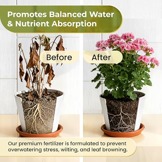 Indoor Plant Fertilizer Pellets 18-6-8 Slow Release Macro+ Formula – Long-Lasting Plant Fertilizer for Seedlings & Mature Plants | Multi-Purpose Blend & Gardening Supply, 5.2 oz Resealable Bag