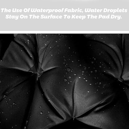 Replacement Cushions for Swing, Swing Cushions 3 Seater Replacement, Waterproof Thicken Washable Pad Cushion for Outdoor Indoor Furniture Swing Patio (Black, 40x71 inch)