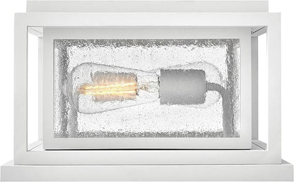 Hinkley Republic Small Pier Mount Lantern 12V, Low Voltage Textured White