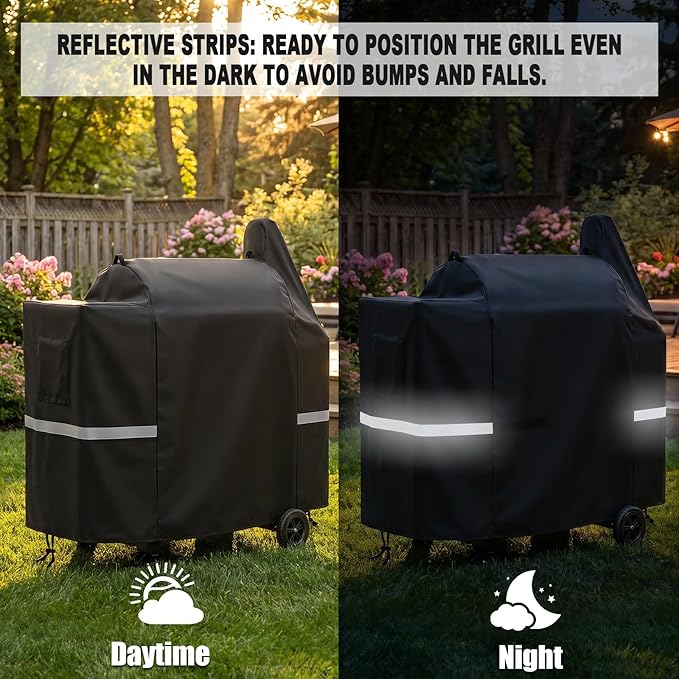 Upgraded Grill Cover for Pit Boss 850, 820, Z Grill 700, 600D Wood Pellet Smoker Cover for 820 Deluxe, 820D, 820FB, Sportsman 820 Series Wood Pellet Grills, Z Grill 700 Series
