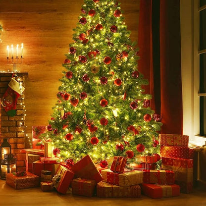 3000 LED Christmas Lights: Twinkle Lights for Christmas Tree - 214FT Fairy Light with Remote - Waterproof Warm White Light Plug in String Light for Bedroom Garland Party