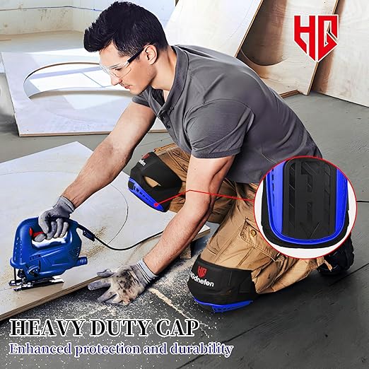Professional Knee Pads for Work,Construction Knee Pads for Men and Women,Upgrade Thickened Foam Pads and Gel,for Roofing Gardening Cleaning Floors,Adjustable Thigh
