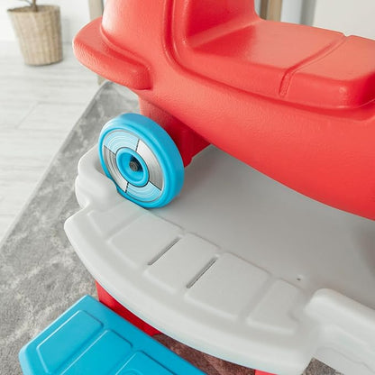 Step2 Sky Rider Up & Down Roller Coaster Kids Ride On Toy, Push Car, Indoor/Outdoor Playset, Made of Durable Plastic, Max Weight 50 lbs., for Toddlers 2-5 Years Old
