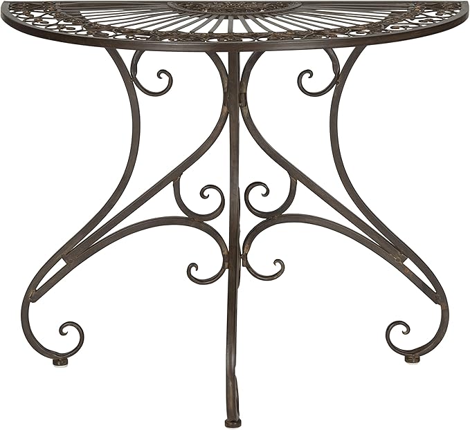 SAFAVIEH Outdoor Collection Annalise Antique White Accent Table