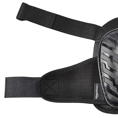 Amazon Basics Professional Gel Cushion Knee Pads - 1 Pair, Black