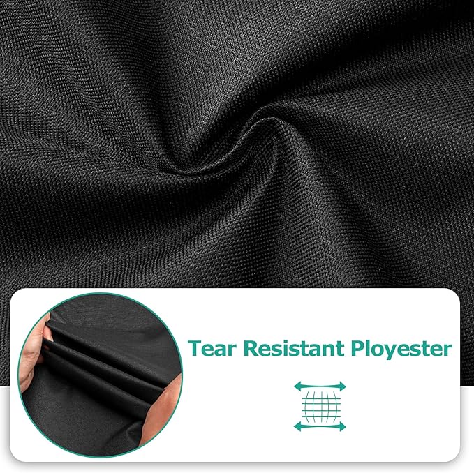 SunPatio Griddle Cover for Blackstone 36" Pro Series, Heavy Duty Waterproof Flat Top Gas Grill Cover 70 Inch, Outdoor All Weather Protection Griddle Cooking Station Grilling Protector, Black