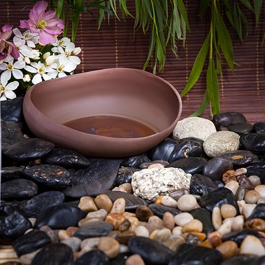 2lbs White Pebbles for Indoor Plants, 1-2Inch Natural River Rocks for Aquarium, High Polished Decorative Stones for Vase Filler Fish Tank Landscaping Garden