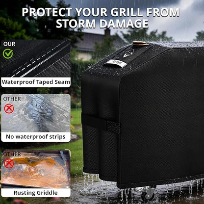 Griddle Cover for Blackstone 36 inch Griddle with Hood 5482[2026 Upgraded 1000D Heavy Duty] Flat Top Grill Cover,Waterproof Rip-Proof Grill Cover for Blackstone and More 4-Burner Griddle with Air Vent