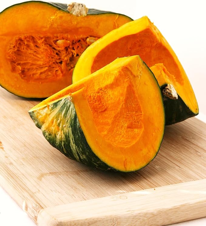TomorrowSeeds - Kabocha Squash Seeds - 20+ Count & 20+ Japanese Red Kuri Squash - for 2026 Planting Japanese Pumpkin Green Hokkaido Ebisu Asian Tetsukabuto Buttercup Gourd Garden Vegetable