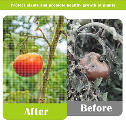 6 Pcs Insect Bird Barrier Tree Net with Drawstring, 3.9 x 3.2 Ft Garden Bird Netting Plant Cover, Fruit Tree Netting for Protect Plants Fruits Flowers from Insect Bird Eating