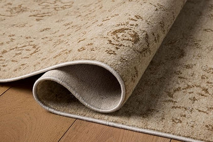 Loloi Haywood Collection HYD-02 Sand/Natural 11'-6" x 15'-7" Area Rug