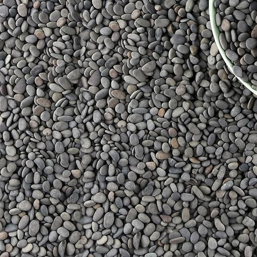 45lb River Rocks Pebbles for Plants & Succulents, Decorative Outdoor Landscaping Garden Rocks, Natural Small Mexican Beach Pebbles Aquarium Rocks Gravel for Fish Tanks Vase Yard Decor