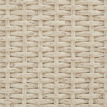 SAFAVIEH Outdoor Collection Edna Beige/White Cushion 3-Piece Lounge Set with Table (PAT7719B)