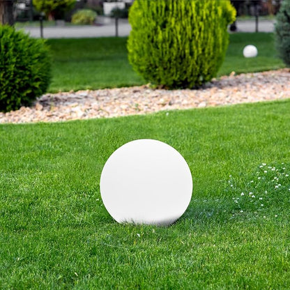 UPKOCH Waterproof RGB Garden Light: Rechargeable LED Globe Orb Lamps Color Changing RGB Orb Light for Outdoor Lawn Patio Yard Party Decoration