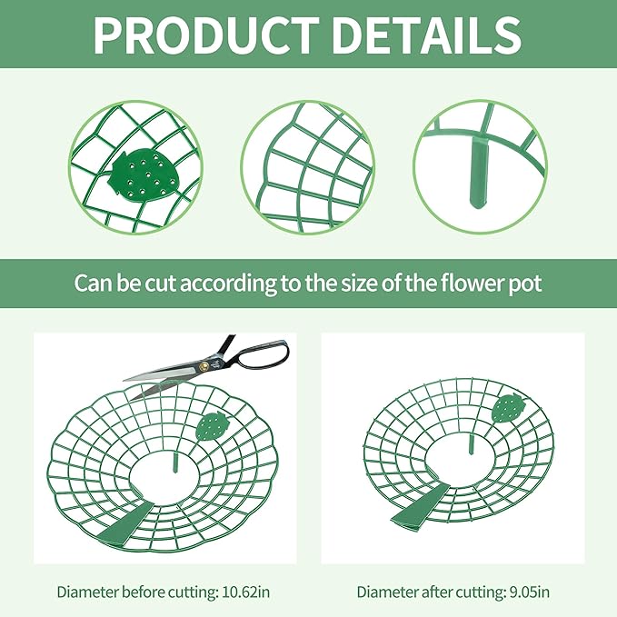 5 Packs Strawberry Supports - Reusable Strawberry Plant Stand Waterproof Growing Frame Plastic Fruit Tray Protectors Sturdy Strawberry Growing Racks to Keep Strawberries Off Mold, Rot and Dirt