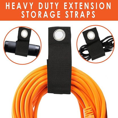 KOFANI Heavy Duty Steel Hooks, 16 Pack with Anti-Slip Coating - Utility Wall Mount Garage Storage for Hanging Bike, Ladder and Garden Tools
