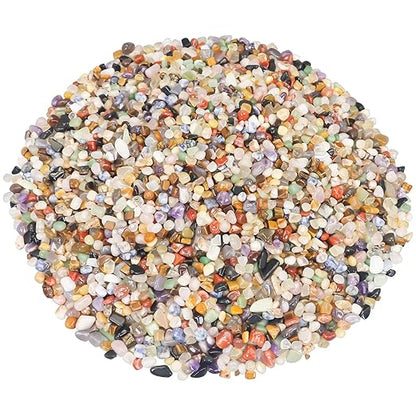 Fish Tank Decor,Landscaping Pebbles, River Rocks Decorative Ornamental Pebbles, DIY Smoothed Rocks for Potted Plant Resin Art Vase Fillers Aquarium Gravel Rocks (Mixed Color, 10 Pounds)