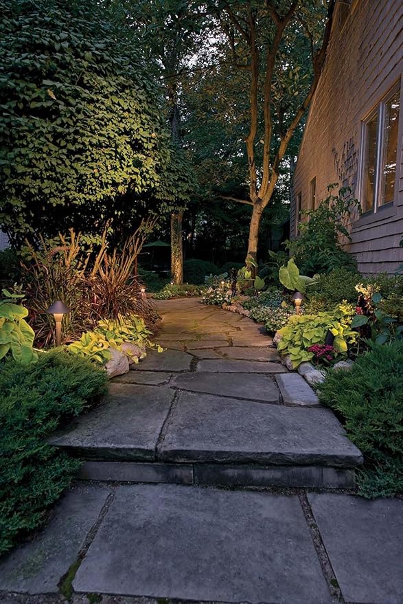 Hinkley Hardy Island Springfield 16022MZ-LL Small LED Low Voltage Landscape Pathway Light - 12v, Dimmable, Aluminum - Matte Bronze