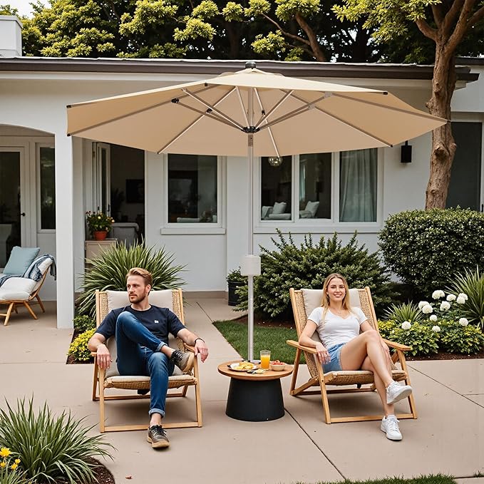 Patiowell Motorized Patio Umbrella