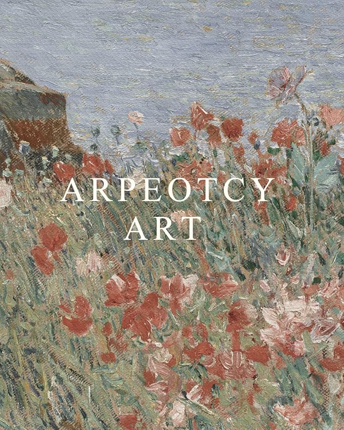 ARPEOTCY Extra Large Vintage Framed Wall Art, 36x54 Inch Retro Seaside Wildflower Hanging Framed Canvas Print Artwork, Rustic Landscape Living Room Decor, Farmhouse Above Bed Wall Decor