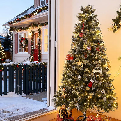 3000 LED Warm White Christmas Lights: 214Ft Twinkle Lights for Christmas Tree with Remote - Waterproof Fairy Lights Firecracker Plug in String Lights for Garden Wedding Party Indoor & Outdoor Use