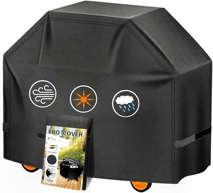 Aoretic Grill Cover, 58 inch Heavy Duty BBQ Gas Grill Cover for Outdoor Grill, Charbroil Barbecue Waterproof for Weber Char-Broil Monument, Dyna-glo Nexgrill T-Spun Polyester