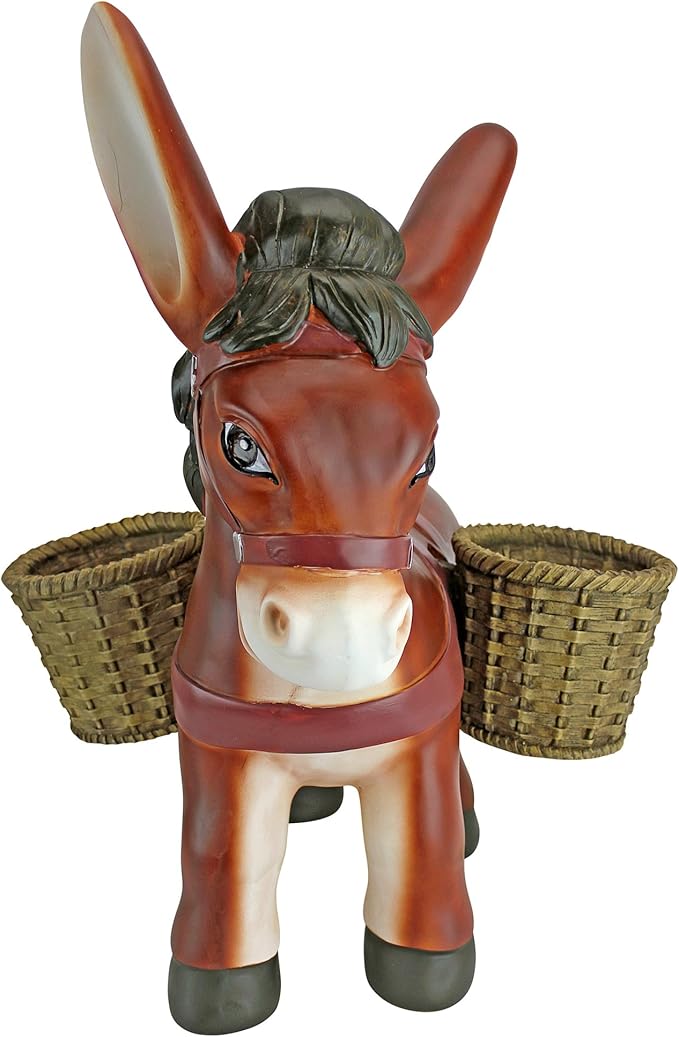 Design Toscano Pancho the Burro Planter Sculpture