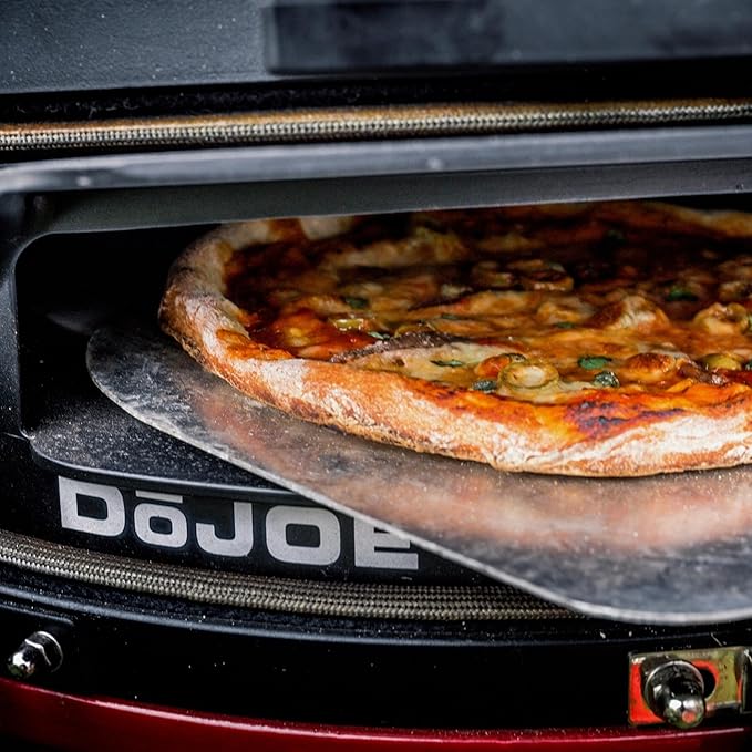 Kamado Joe DōJoe Pizza Oven Kamado Grill Accessory Insert for 18-inch Classic Joe Grills for Brick-Oven Style Food with Ceramic Stone in Black, Model KJ-DJ